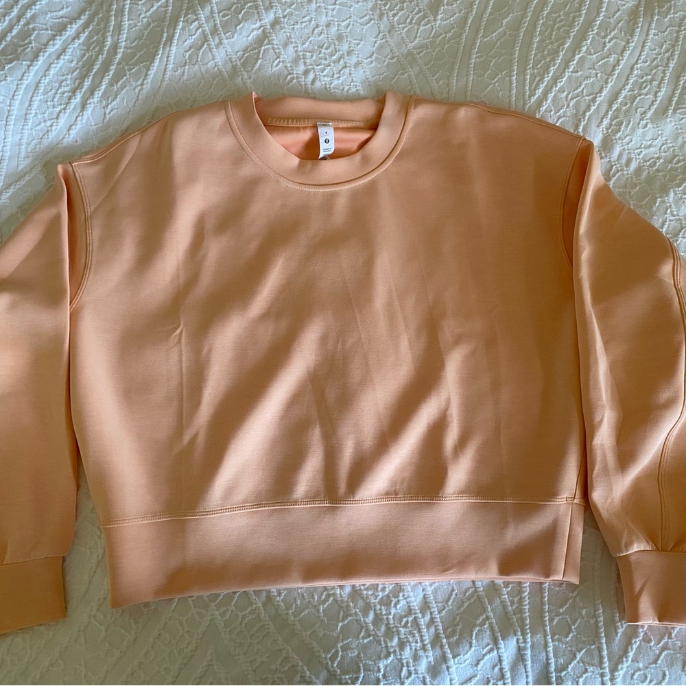 Lululemon softstreme perfectly oversized cropped crew